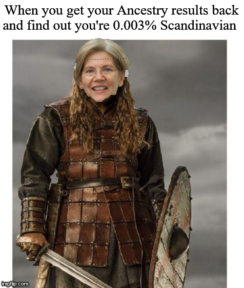 Ancestry | and find out you're 0.003% Scandinavian; When you get your Ancestry results back | image tagged in pocahontas is a viking | made w/ Imgflip meme maker