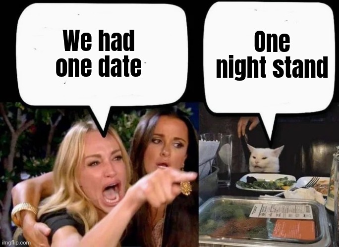 We had one date One night stand | made w/ Imgflip meme maker