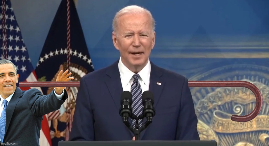 The Act is Over | image tagged in joe biden press conference | made w/ Imgflip meme maker