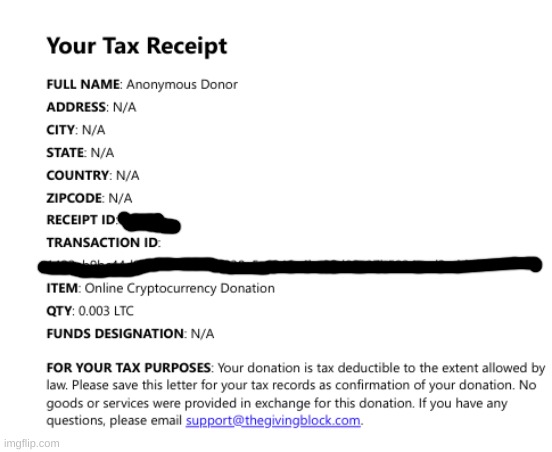I just donated some of my LTC :) | made w/ Imgflip meme maker