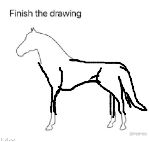 Finish the drawing | image tagged in finish the drawing | made w/ Imgflip meme maker