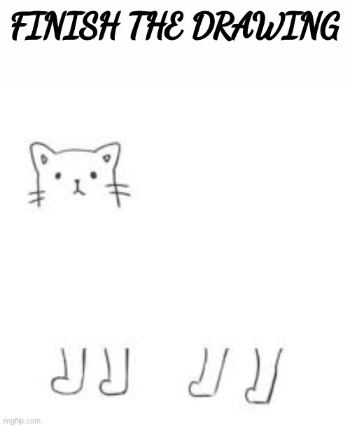 finish the drawing | image tagged in finish the drawing | made w/ Imgflip meme maker