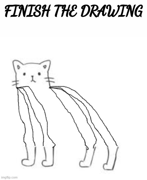 finish the drawing | image tagged in finish the drawing | made w/ Imgflip meme maker