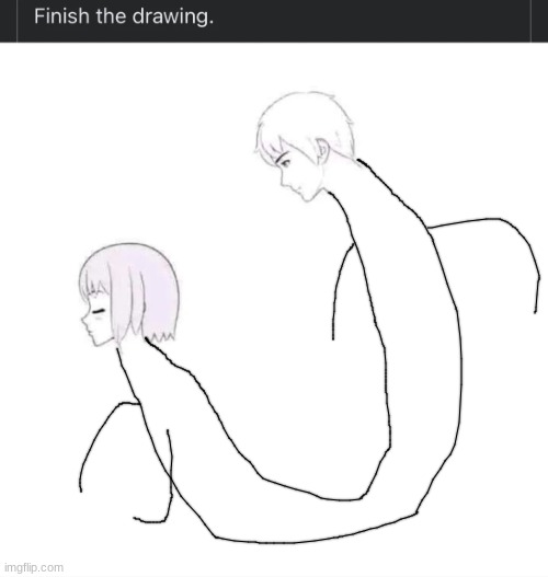 finish the drawing | image tagged in finish the drawing | made w/ Imgflip meme maker