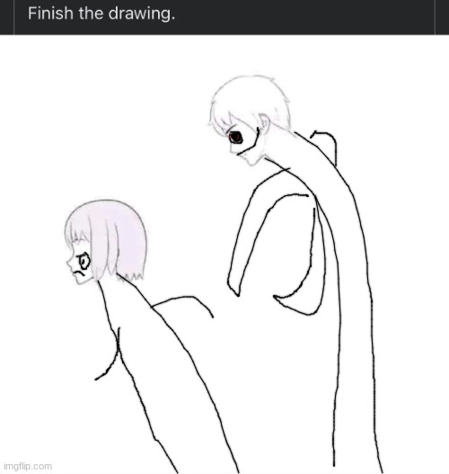 finish the drawing | image tagged in finish the drawing | made w/ Imgflip meme maker