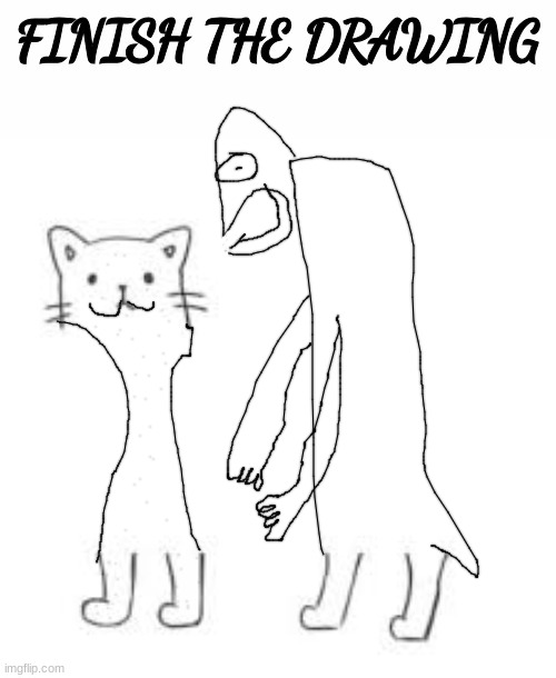 finish the drawing | image tagged in finish the drawing | made w/ Imgflip meme maker