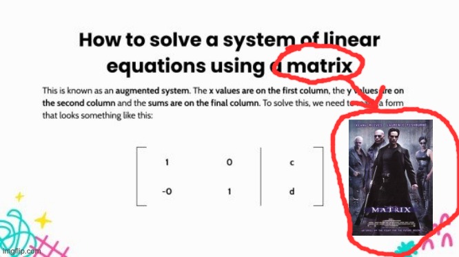 Matrix Confusion | image tagged in the matrix | made w/ Imgflip meme maker