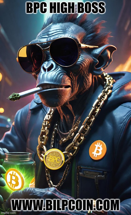 BPC HIGH BOSS; WWW.BILPCOIN.COM | made w/ Imgflip meme maker