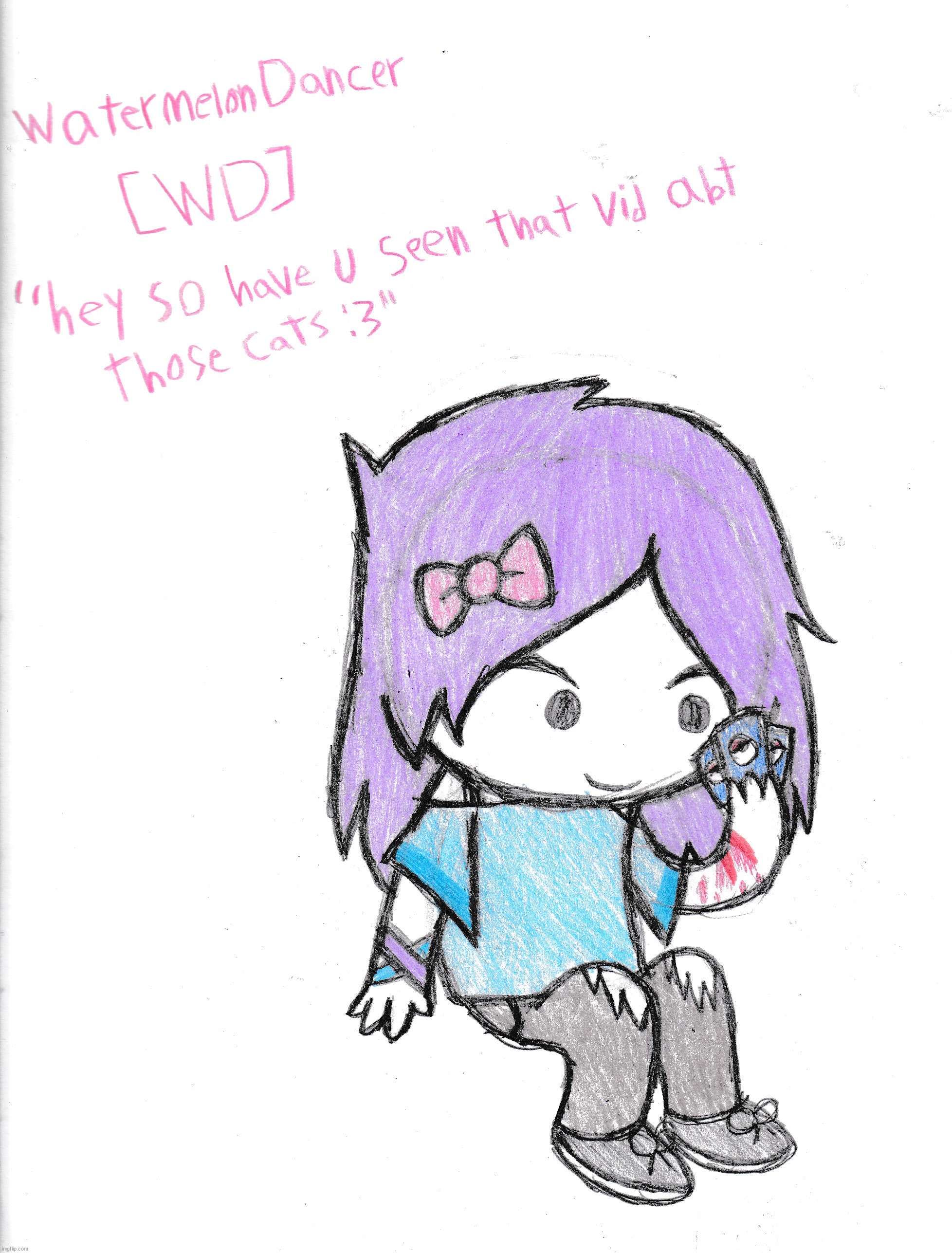 a sorta redesign of my persona, which looks more like aubrey than i hoped | made w/ Imgflip meme maker
