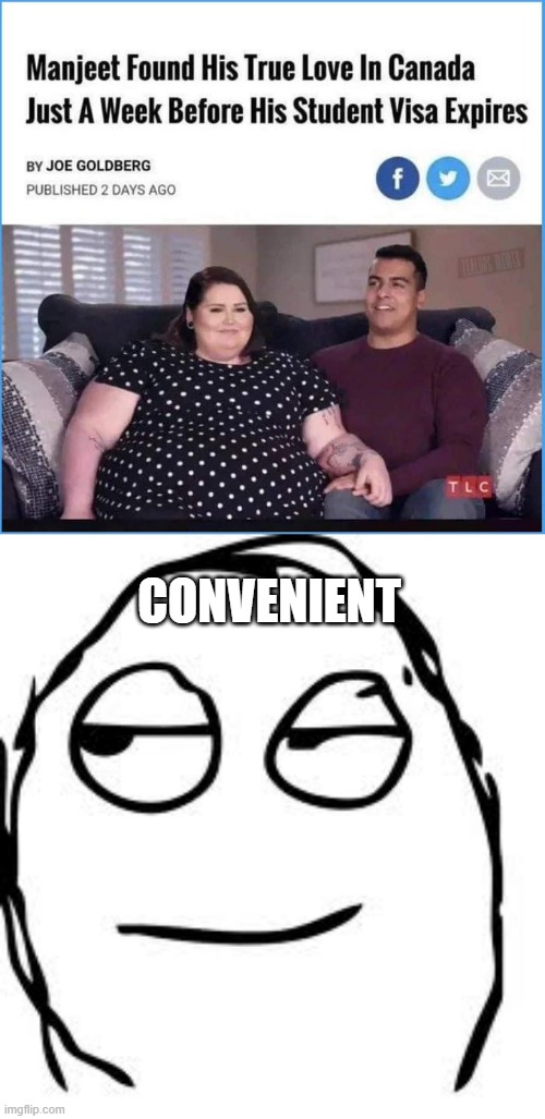 Fat Girls Need Love Too | CONVENIENT | image tagged in memes,smirk rage face | made w/ Imgflip meme maker