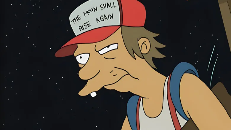 High Quality Futurama moon farmer Blank Meme Template