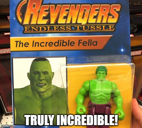 You Don't Want to Make Him (Fill in the Blank) | TRULY INCREDIBLE! | image tagged in superheroes,toy fail | made w/ Imgflip meme maker