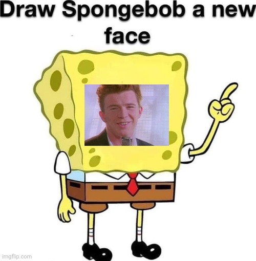 draw spongebob a new face | image tagged in draw spongebob a new face | made w/ Imgflip meme maker