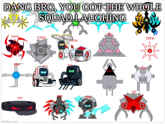 DANG BRO, YOU GOT THE WHOLE
SQUAD LAUGHING | made w/ Imgflip meme maker