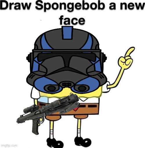 draw spongebob a new face | image tagged in draw spongebob a new face | made w/ Imgflip meme maker