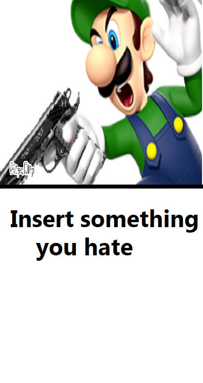 High Quality luigi guns at who Blank Meme Template