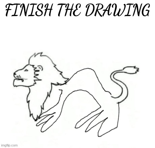 finish the drawing | image tagged in finish the drawing | made w/ Imgflip meme maker