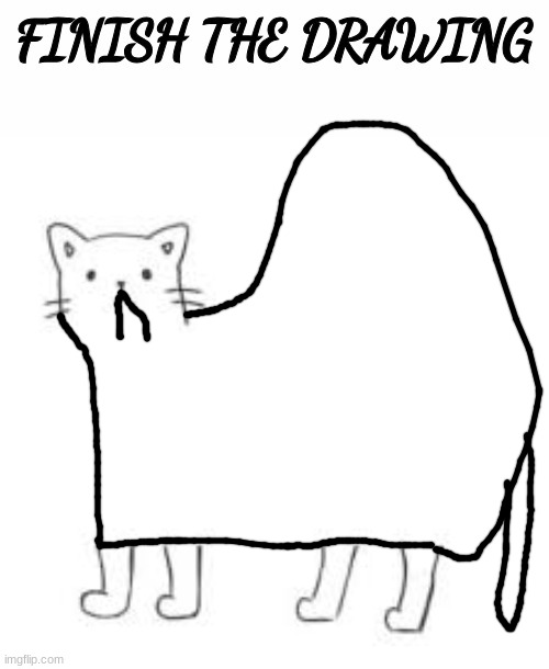 finish the drawing | image tagged in finish the drawing | made w/ Imgflip meme maker