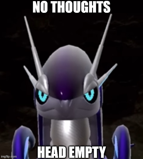 dopey Miraidon | NO THOUGHTS; HEAD EMPTY | image tagged in pokemon | made w/ Imgflip meme maker