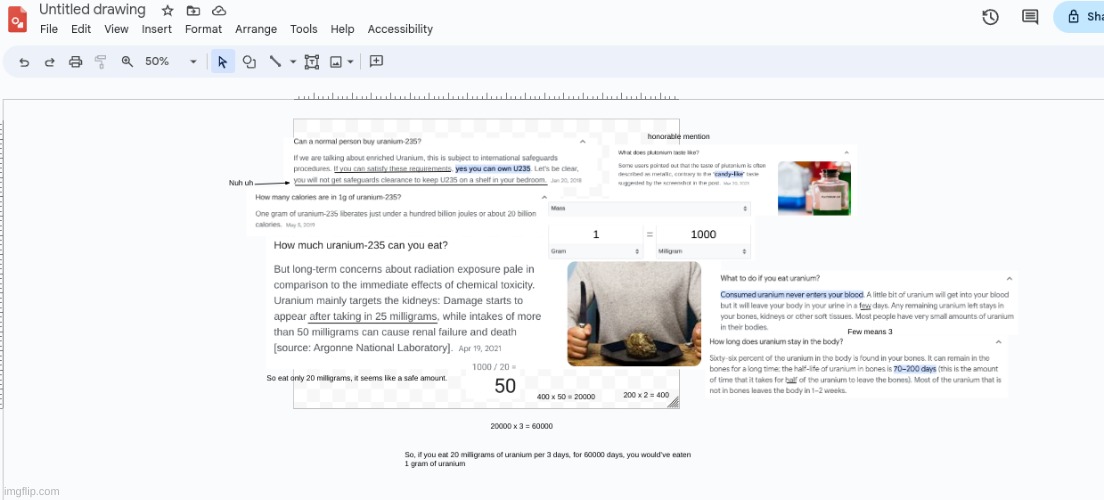 how to eat 1 gram of uranium | made w/ Imgflip meme maker