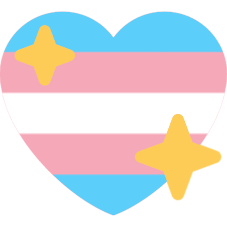 High Quality Transgender Pride Heart Blank Meme Template