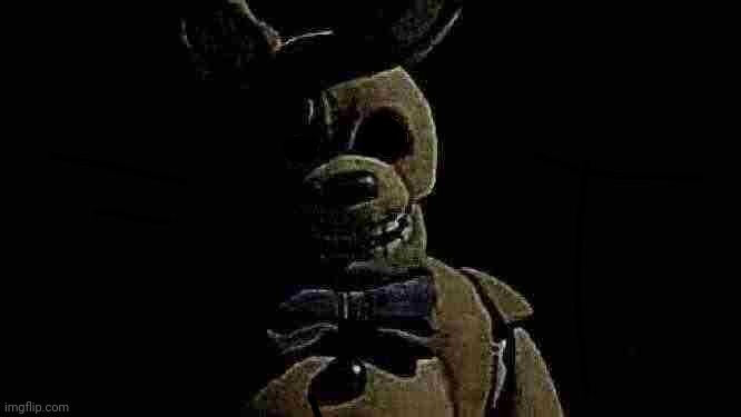 Springtrap is here | image tagged in springtrap is here | made w/ Imgflip meme maker