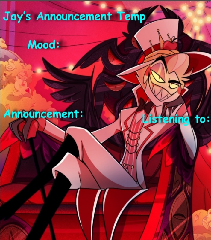 Jay's Lucifer Announcement Temp Blank Meme Template