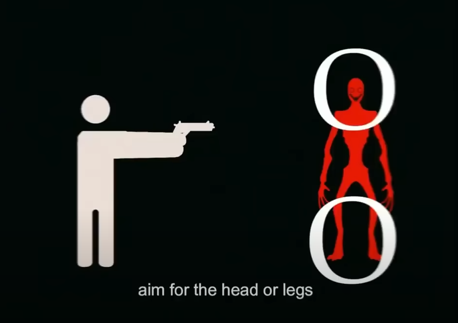 High Quality Aim for the Head or Legs Blank Meme Template