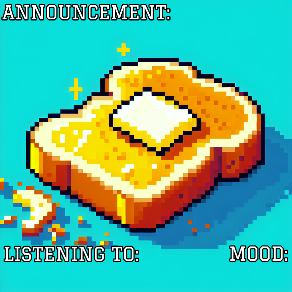 High Quality sleepi_toasti announcement Blank Meme Template