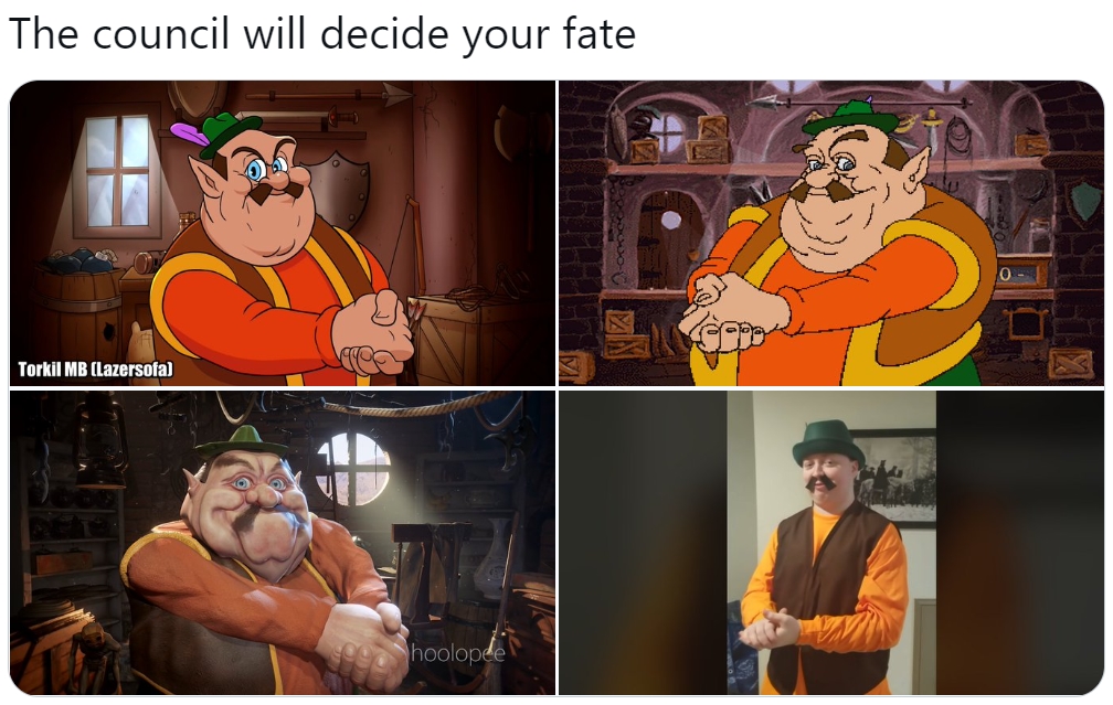 High Quality The Morshu council will decide your fate Blank Meme Template