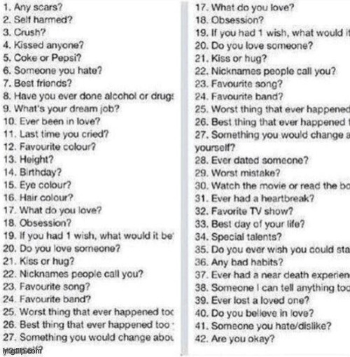 Ask me anything :D - Imgflip