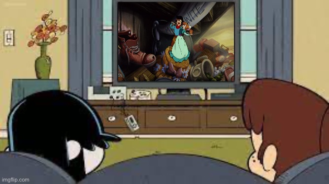 Lynn and Lucy Watching An American Tail | image tagged in lynn and lucy watching tv,80s,movie,deviantart,memes,the loud house | made w/ Imgflip meme maker