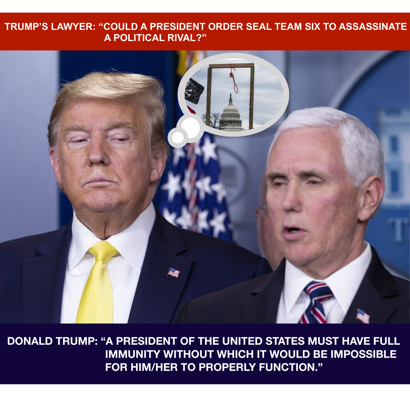 Presidential Immunity Donald Trump Meme Blank Meme Template