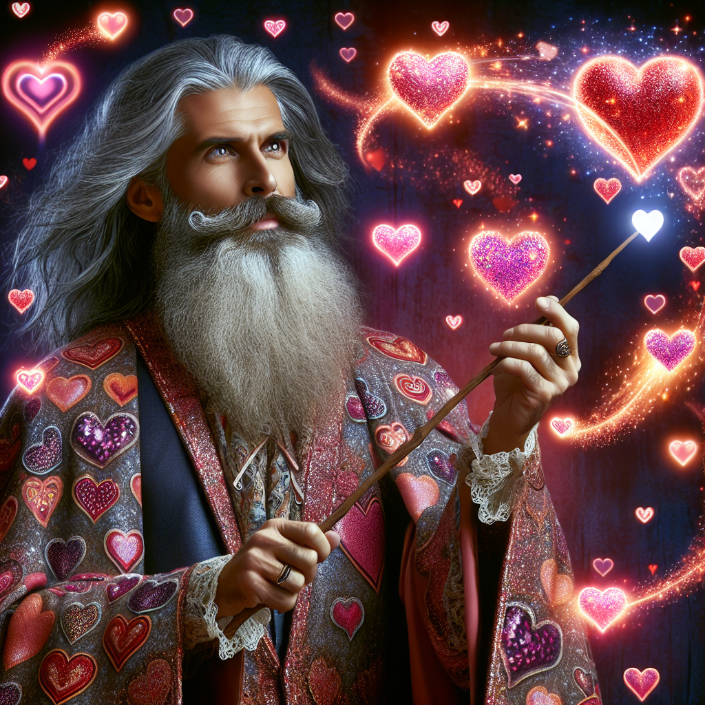 High Quality Valentines wizard Blank Meme Template