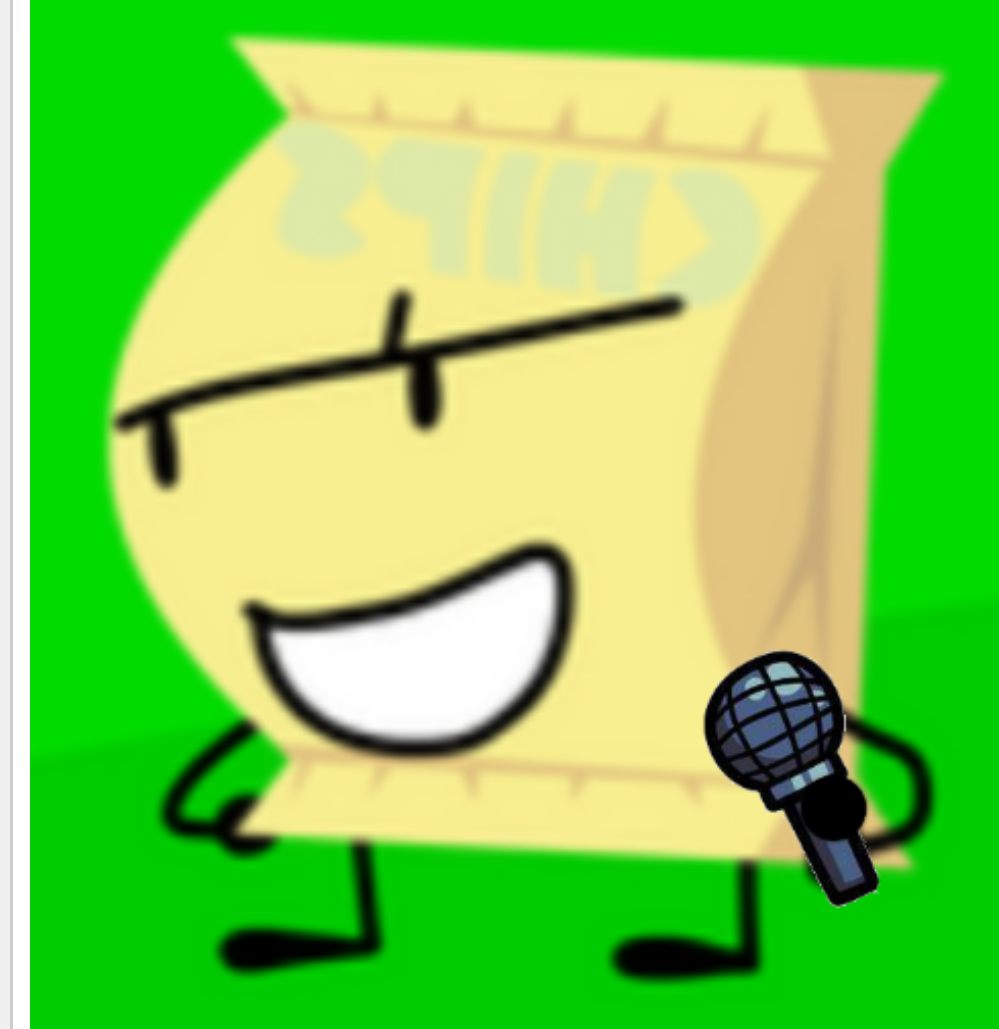 Chips With a Microphone Blank Meme Template