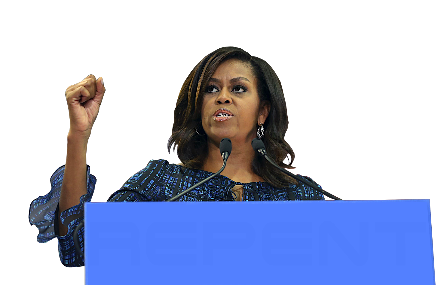 High Quality MicHELLe Obama HATES Blank Meme Template