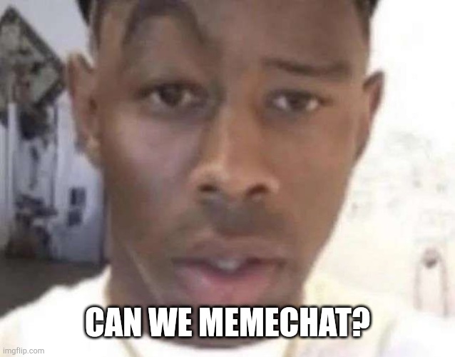 @TheFantastic_HenryOMG0 | CAN WE MEMECHAT? | image tagged in tyler the creator eyebrow raise | made w/ Imgflip meme maker