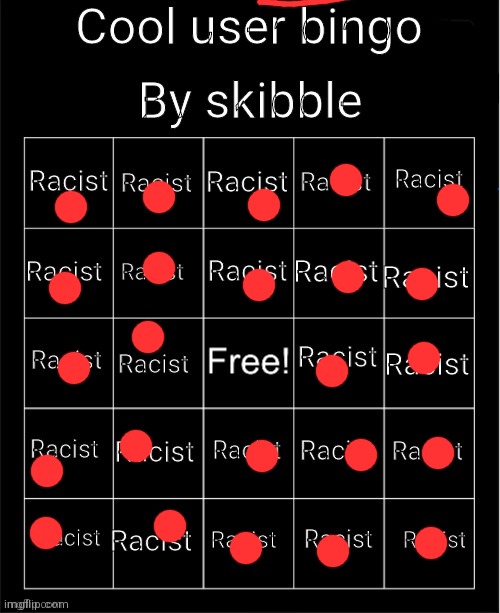 Since the post is black, it ain't free | image tagged in cool user bingo | made w/ Imgflip meme maker
