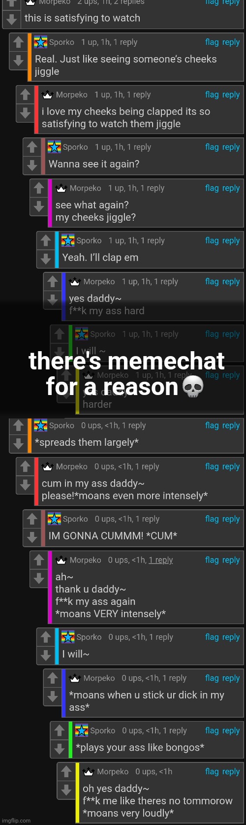 there's memechat for a reason💀 | made w/ Imgflip meme maker