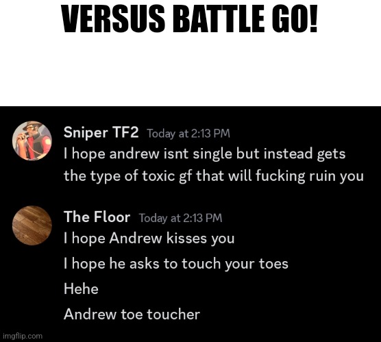 I win | VERSUS BATTLE GO! | made w/ Imgflip meme maker