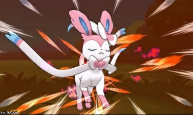 Serene Sylveon | image tagged in serene sylveon | made w/ Imgflip meme maker