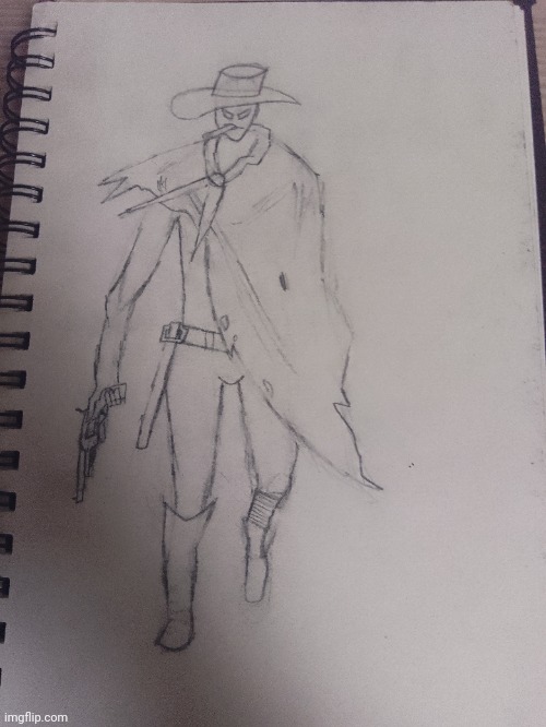 Howdy | cowboy sketchy | image tagged in howdy_pardner,drawing,remember,me,question_mark | made w/ Imgflip meme maker