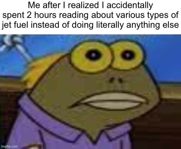 true story btw | Me after I realized I accidentally spent 2 hours reading about various types of jet fuel instead of doing literally anything else | image tagged in tom blank stare,true story,jet fuel,memes,uhh | made w/ Imgflip meme maker