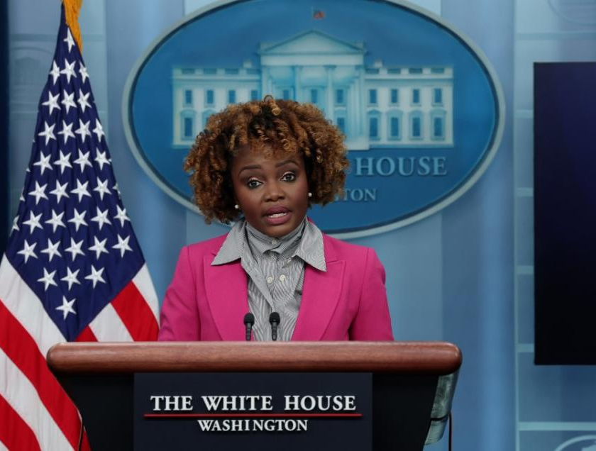 Karine Jean-Pierre Press Secretary Blank Meme Template