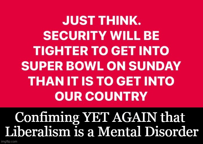Funny But SAD... | Confiming YET AGAIN that 
Liberalism is a Mental Disorder | image tagged in politics,liberals vs conservatives,nonsense,common sense,illegal aliens,liberalism | made w/ Imgflip meme maker