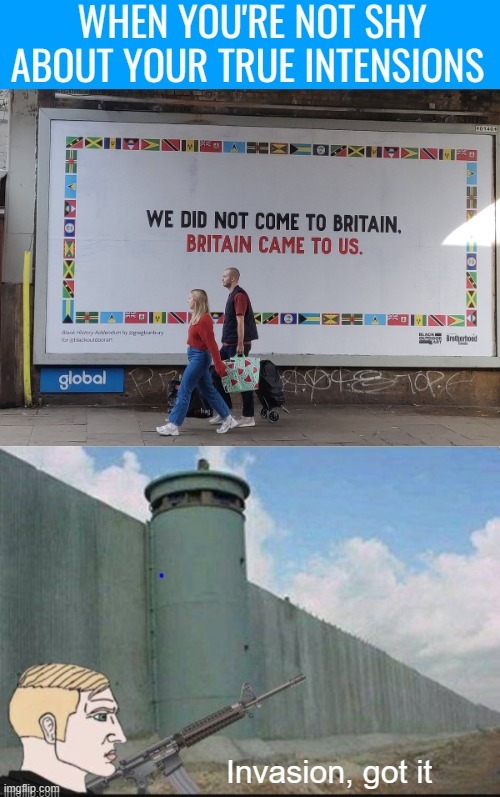 Refugees my a** | image tagged in politics,great britain,immigrants | made w/ Imgflip meme maker
