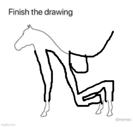 Finish the drawing | image tagged in finish the drawing | made w/ Imgflip meme maker