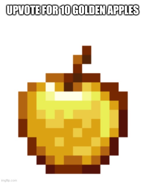 Golden Apple | UPVOTE FOR 10 GOLDEN APPLES | image tagged in golden apple,memes,funny,dogs,cats,upvotes | made w/ Imgflip meme maker