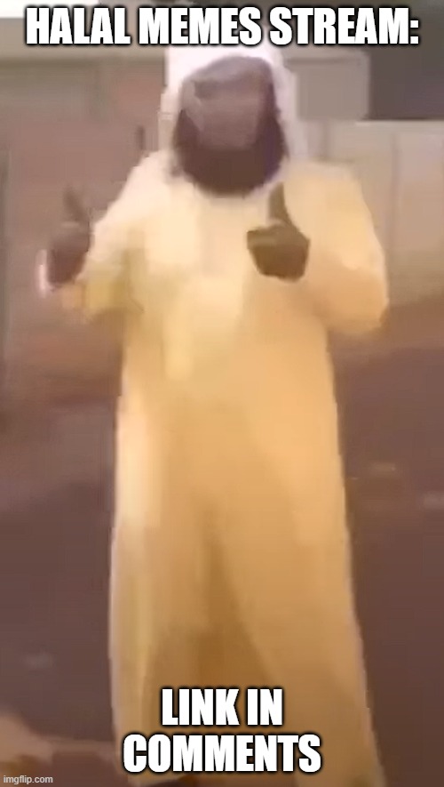 HALAL MEMES STREAM:; LINK IN COMMENTS | made w/ Imgflip meme maker