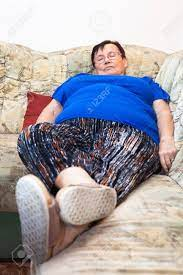 Fat Sleeping Woman Blank Meme Template